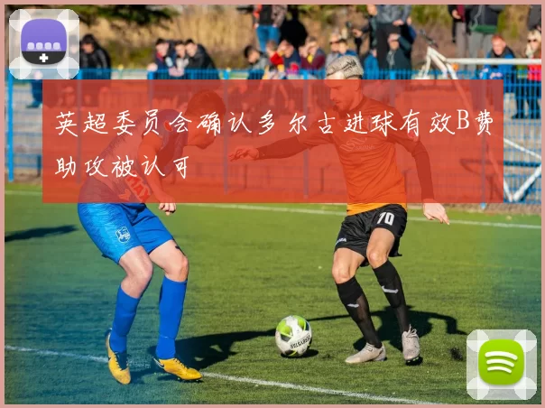 英超委员会确认多尔古进球有效B费助攻被认可